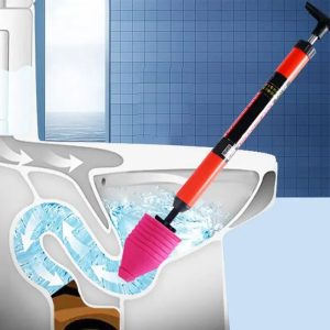 High Pressure Toilet Unblock One Shot Silicone Plunger for Quick and Efficient Household Drain Dredging