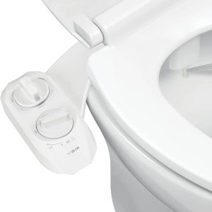 Bidet NEO 185 Plus - Patented Attachment Toilet Seat with Innovative Hinges for Easy Installation and Advanced 360° Cleaning