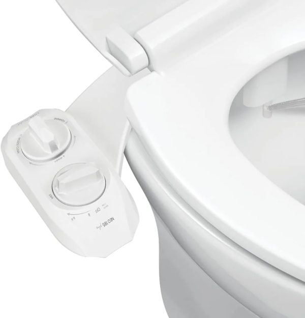 Bidet NEO 185 Plus - Patented Attachment Toilet Seat with Innovative Hinges for Easy Installation and Advanced 360° Cleaning