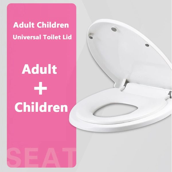 Elevated white, round toilet seat with lid raised, displayed against