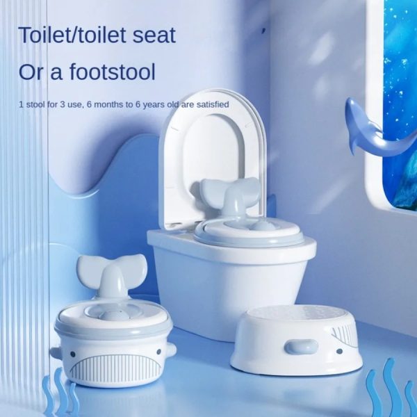 Potty training seat with handles for toddlers to feel secure