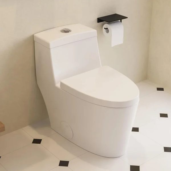 Dual-Flush Toilet installed in a modern bathroom