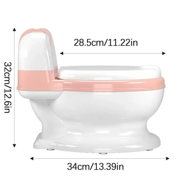 Parent installing an American Standard child toilet seat on a toilet bowl. pen_spark
