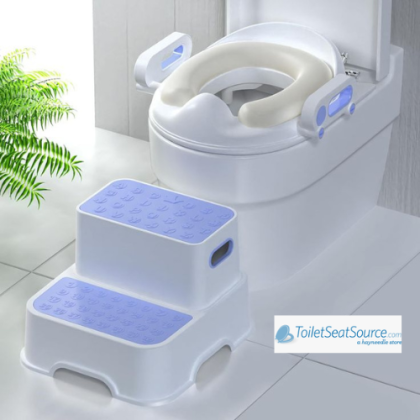 Toilet Seat with toddler seat attached